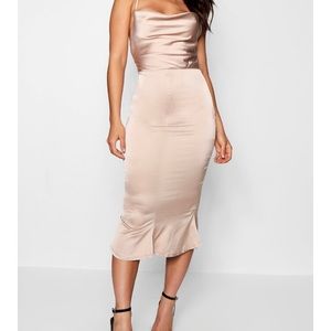 Midi Satin Dress